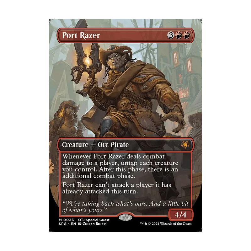 Port Razer (Borderless) - Special Guests (Near Mint)