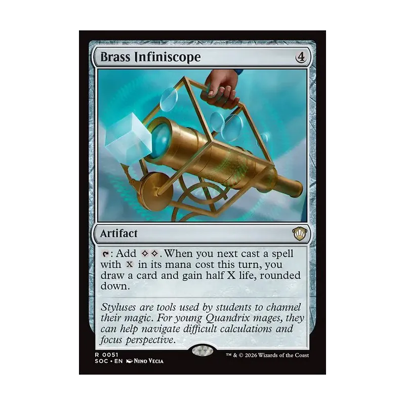 Brass Infiniscope - Secrets of Strixhaven Commander (Near Mint)