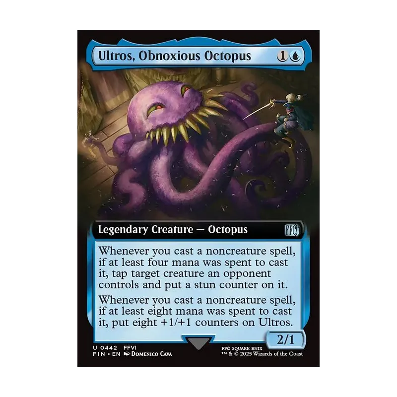 Ultros, Obnoxious Octopus (Extended Art) - Final Fantasy (Near Mint)