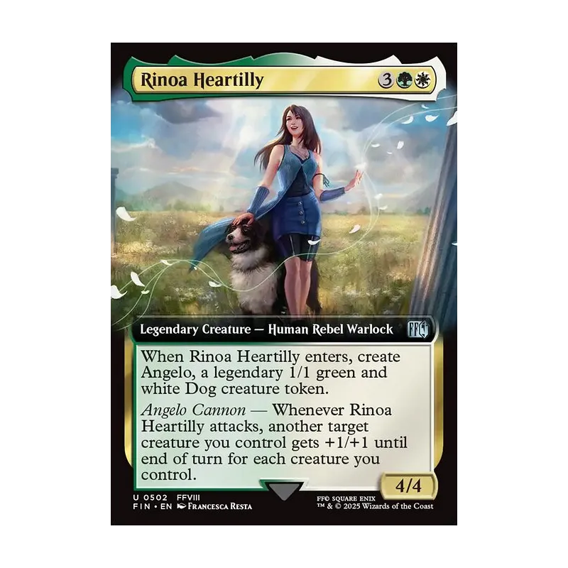 mtg final fantasy rinoa Heartilly [FINAL FANTASY] Presenting FINAL FANTASY card sleeves Rinoa Heartilly | Final Fantasy