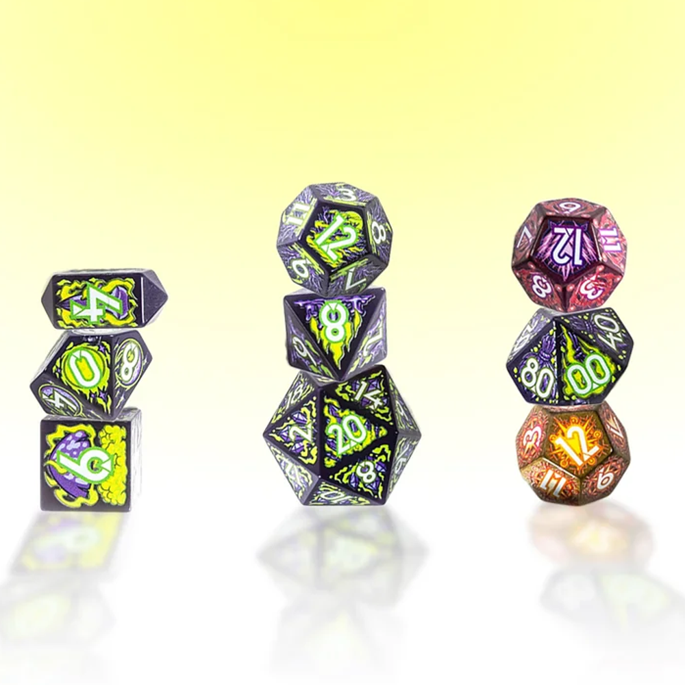 Botch Dice Set: Daggerheart Hope & Fear - Witch (9) (Preorder)