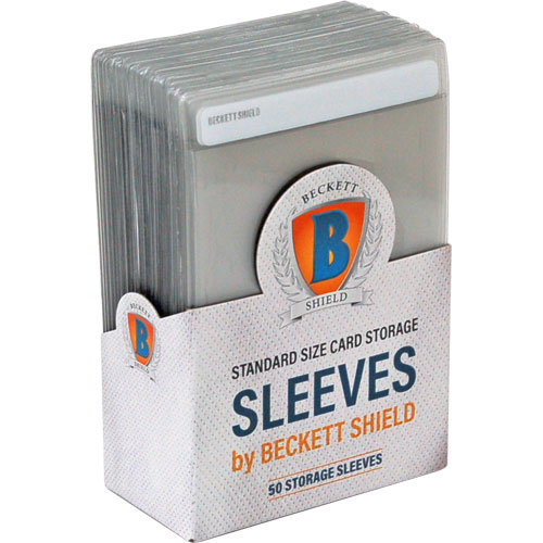 Beckett Shield Semi-Rigid Sleeves: Standard Card Size (50) Beckett Shield Semi-Rigid Sleeves: Standard Card Size (50)
