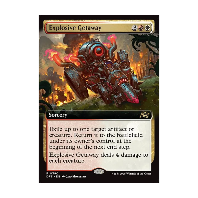 Explosive Getaway (Extended Art) - Aetherdrift (Near Mint)