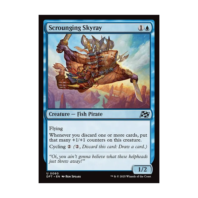 Scrounging Skyray - Aetherdrift (Foil Near Mint)