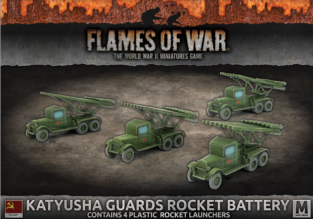 Flames of War WW2: Soviet - Katyusha Guards Rocket Battery
