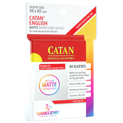 Catan: Matte Sleeves - Clear (60)