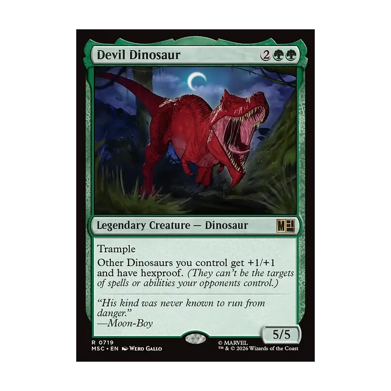 new dinosaur cards mtg ULTIMATE DINOSAURS-100 Card Commander Deck-magic the Gathering-mtg-mythic-rares Ready to Play trample Other Dinosaurs you control get +1/+1 and have vigilance and trample. Magic The Gathering The Lost