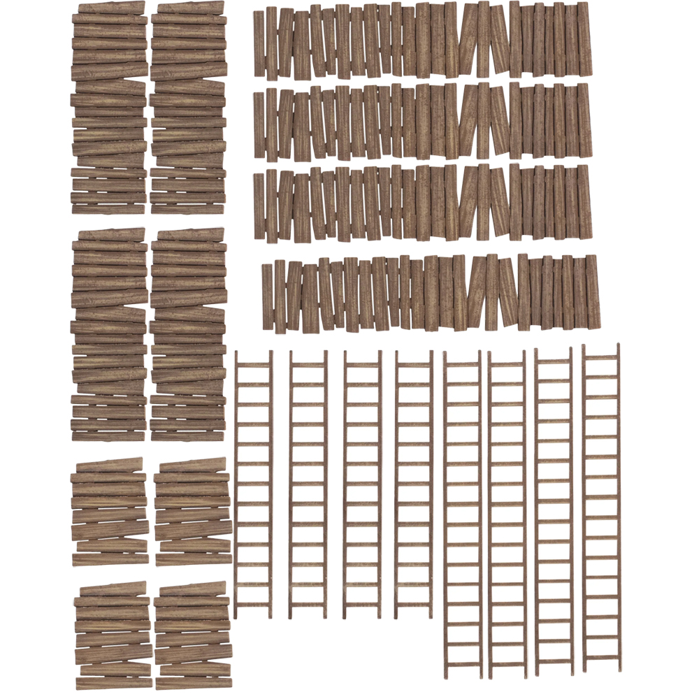 Mdf Step Ladder Skytrex MDF Terrain: Ladders & Walkways Pack