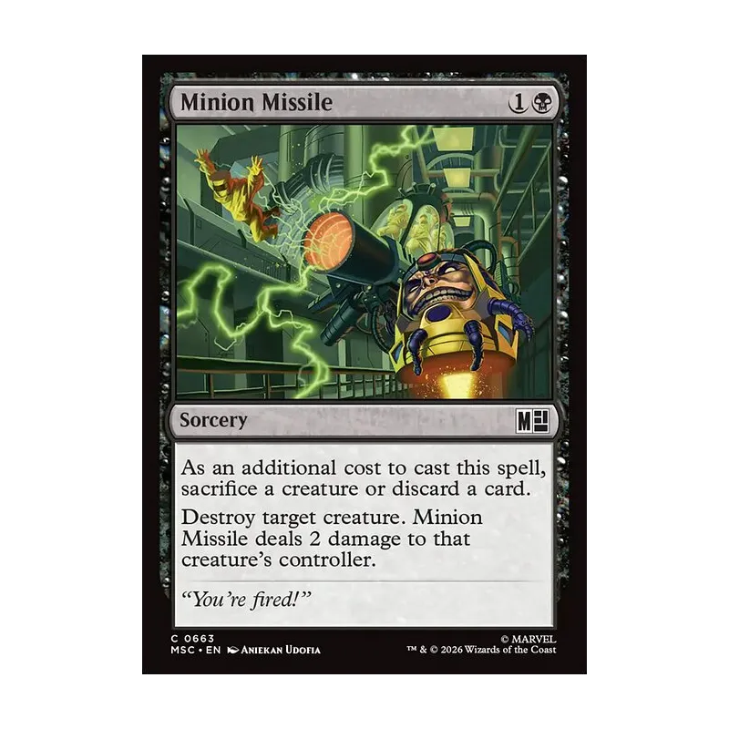 Minion Missile - Marvel Super Heroes Commander (Near Mint)