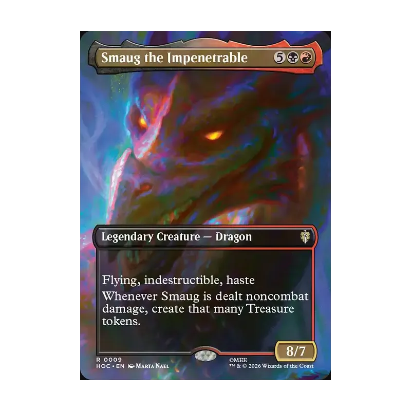 Smaug the Impenetrable (Borderless) - The Hobbit Eternal (Near Mint)