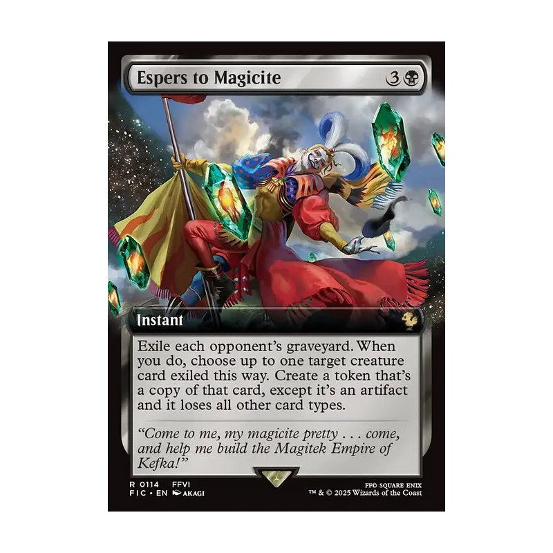 Espers to Magicite (Extended Art) - Final Fantasy Commander (Near Mint)