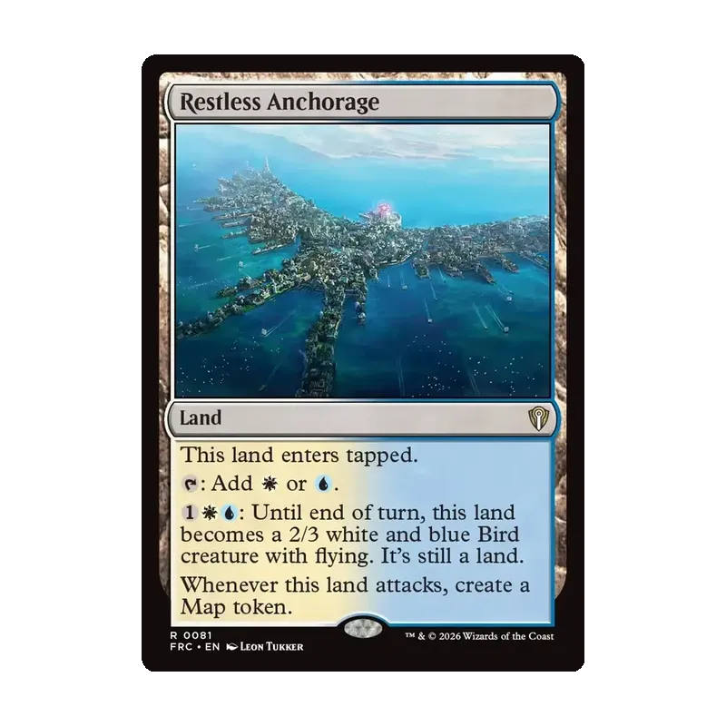 Restless Anchorage - Reality Fracture Commander (Near Mint)