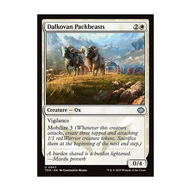 Dalkovan Packbeasts - Tarkir: Dragonstorm (Near Mint)