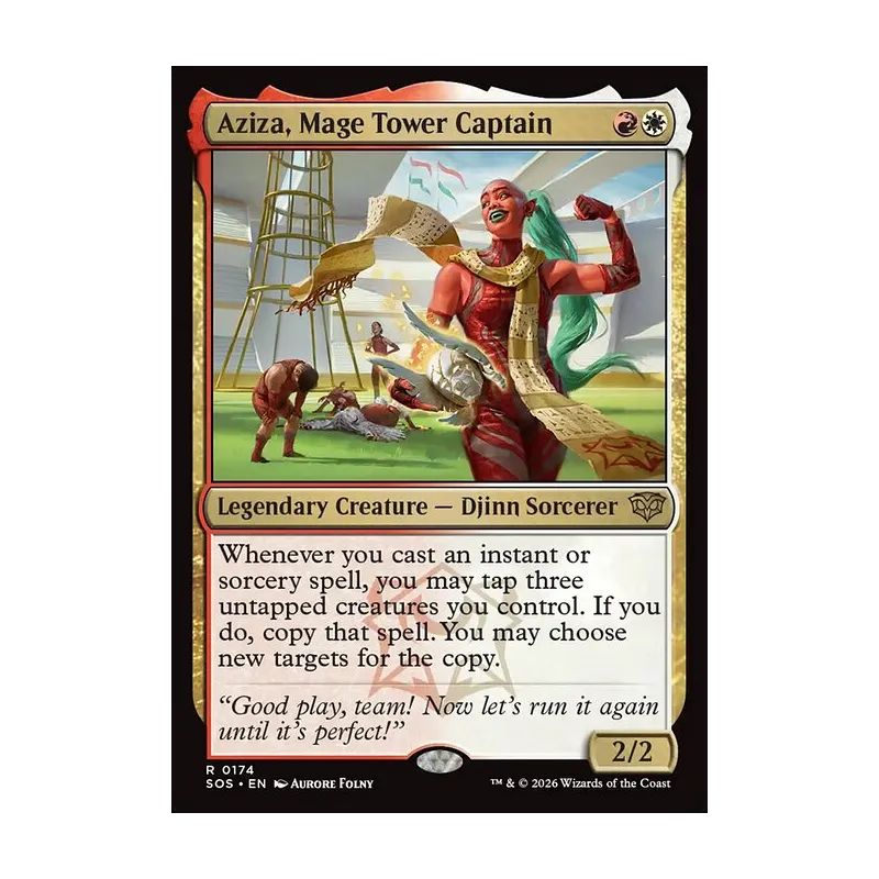 Aziza, Mage Tower Captain - Secrets of Strixhaven (Near Mint)