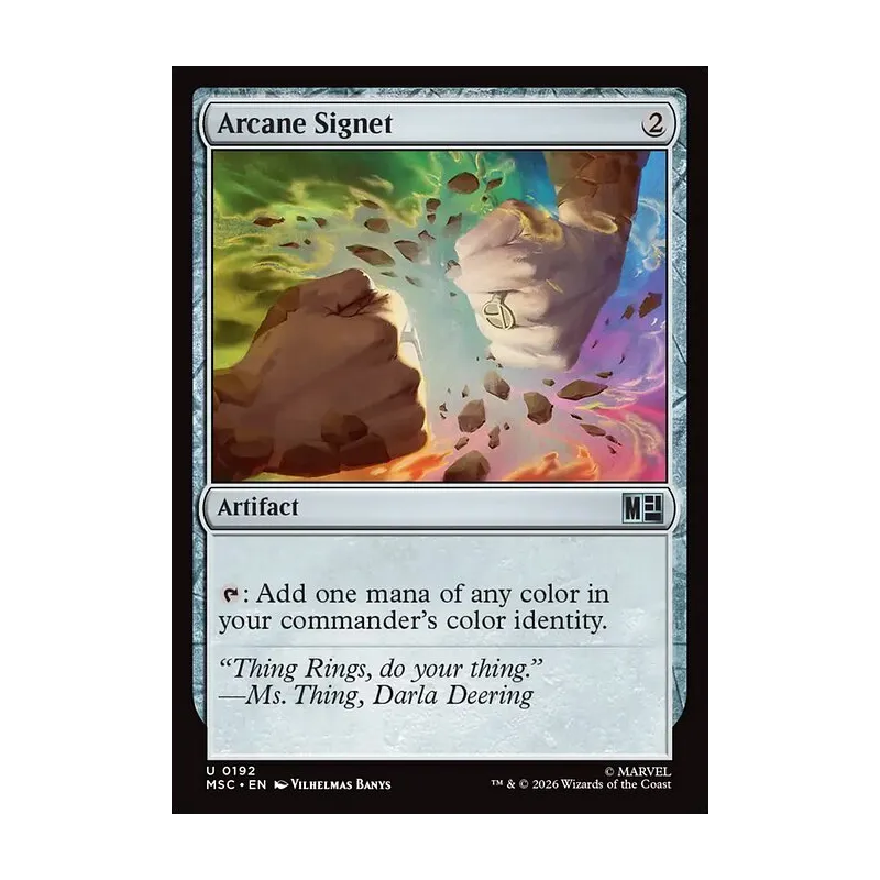 Arcane Signet (0192) (Surge Foil) - Marvel Super Heroes Commander (Foil Near Mint)