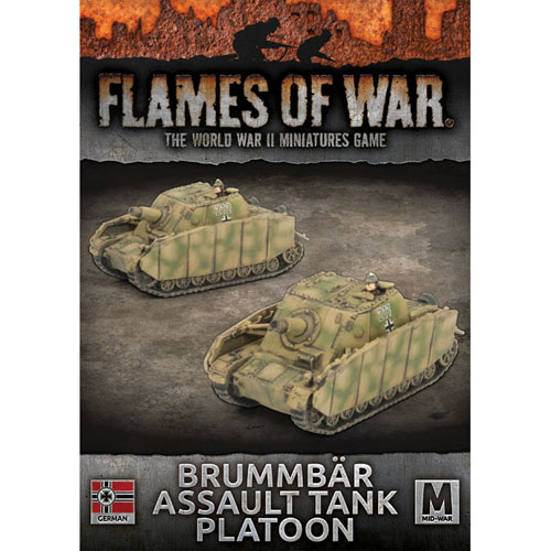 Flames of War: WW2 - Brummbar Assault Tank Platoon