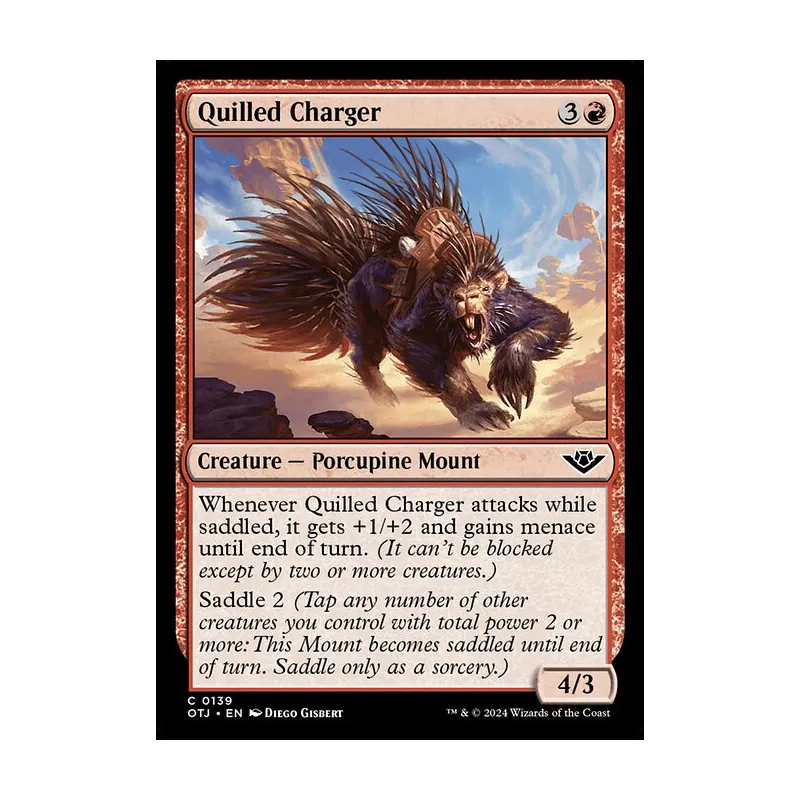 Quilled Charger - Outlaws of Thunder Junction (Near Mint)
