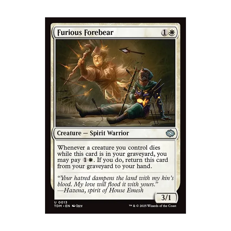 Furious Forebear - Tarkir: Dragonstorm (Near Mint)