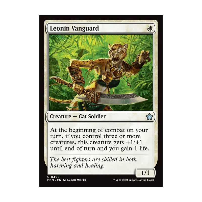 Leonin Vanguard - Foundations (Near Mint)