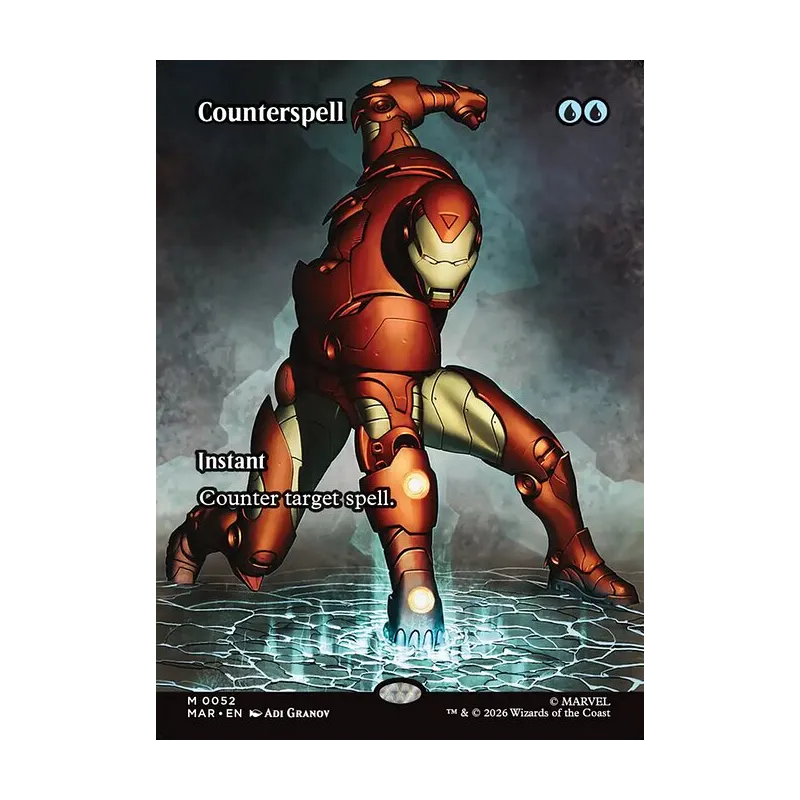 Counterspell (Borderless) (0052) - Marvel Universe (Near Mint)