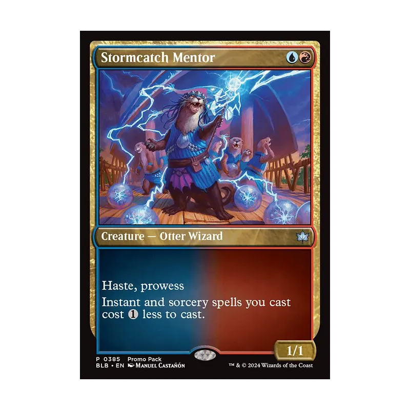mtg bloomburrow otter cards Stormsplitter [Bloomburrow] The Gathering (MTG) card images and symbols Wizards of the Coast Stormcatch Mentor | Bloomburrow MTG