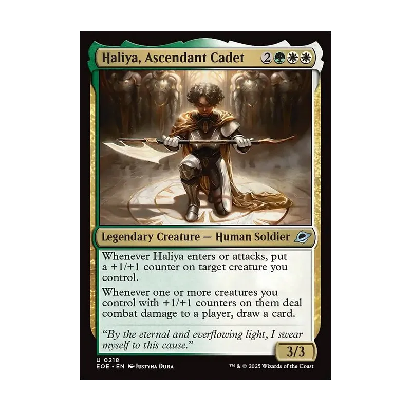 Haliya, Ascendant Cadet - Edge of Eternities (Near Mint)