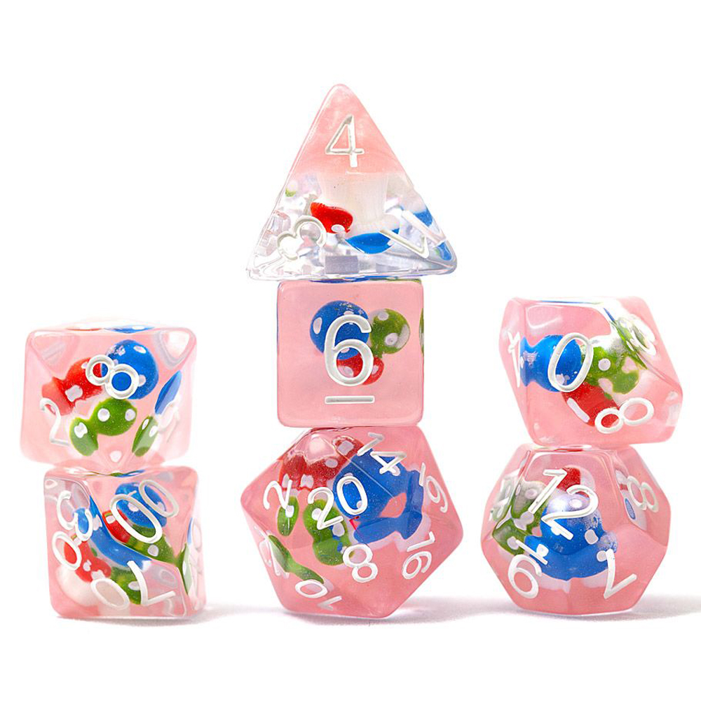 Sirius RPG Dice Set: Magic Mushroom (7) (Last Chance) Sirius RPG Dice Set: Magic Mushroom (7) (Last Chance)