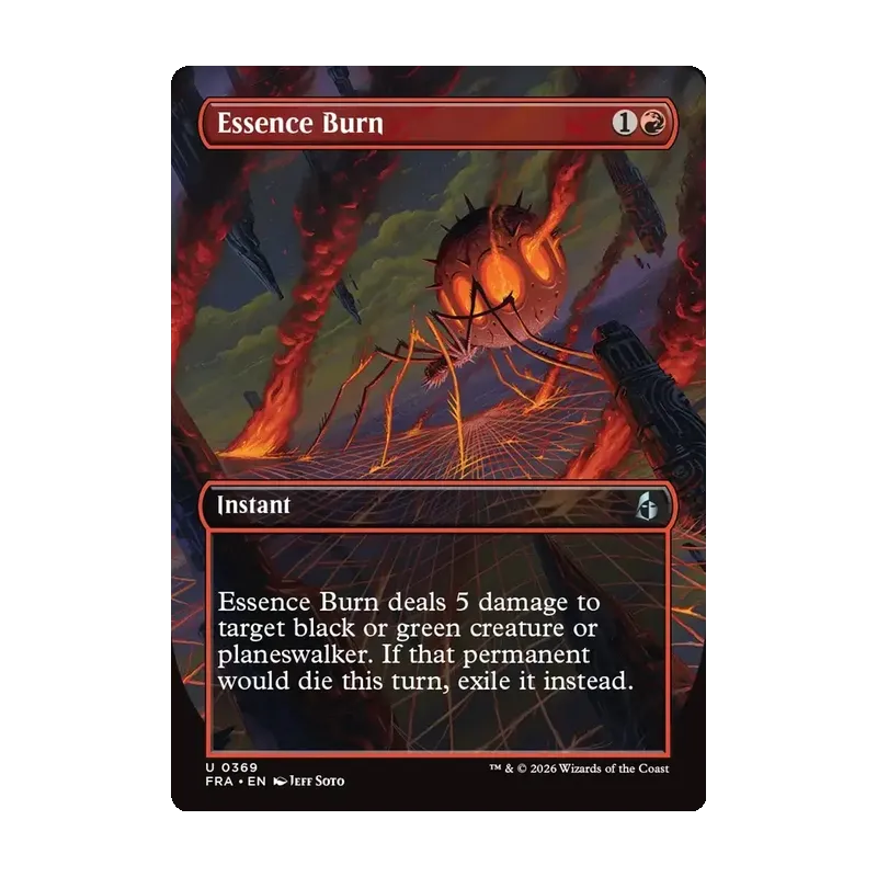Essence Burn (Borderless) - Reality Fracture (Near Mint)
