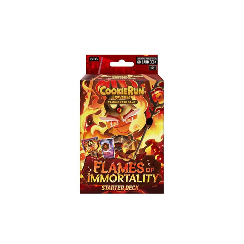 CookieRun TCG: Legendary Cookie Starter Deck - Flames of Immortality (New Arrival)