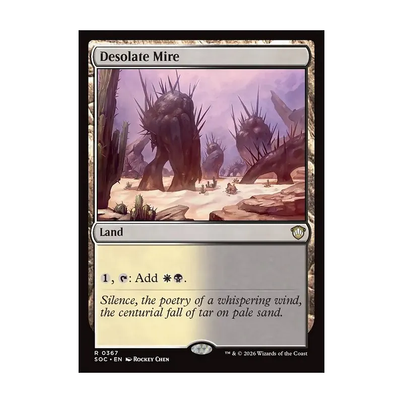 Desolate Mire - Secrets of Strixhaven Commander (Near Mint)