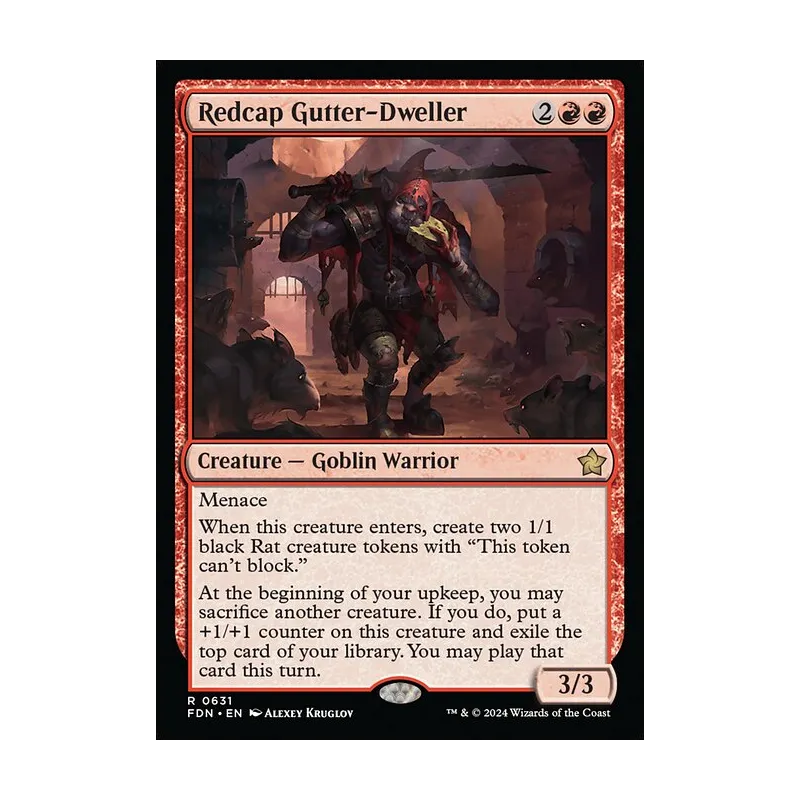 Redcap Gutter-Dweller - Foundations (Near Mint)