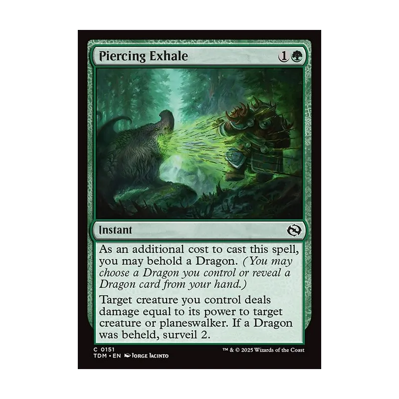 Piercing Exhale - Tarkir: Dragonstorm (Near Mint)