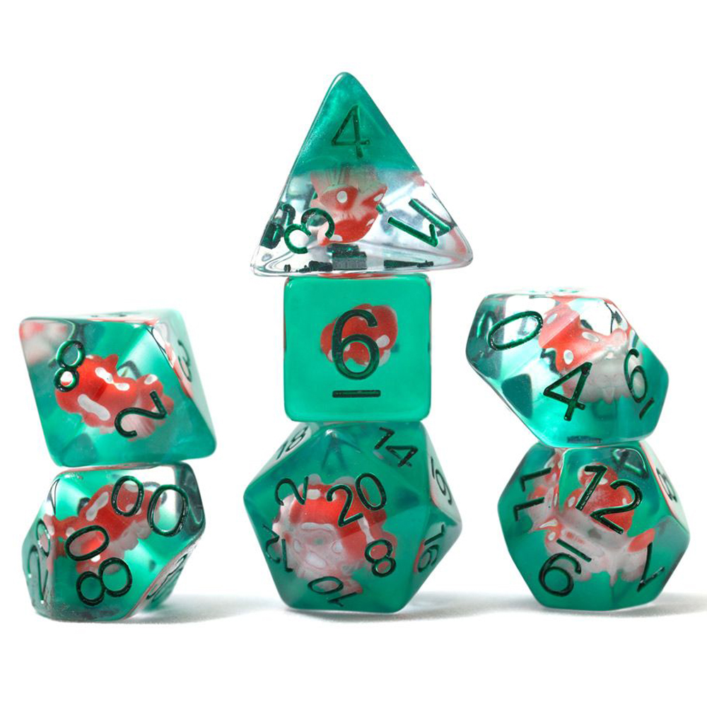 Sirius RPG Dice Set: Power Mushroom (7) (Last Chance) Sirius RPG Dice Set: Power Mushroom (7) (Last Chance)
