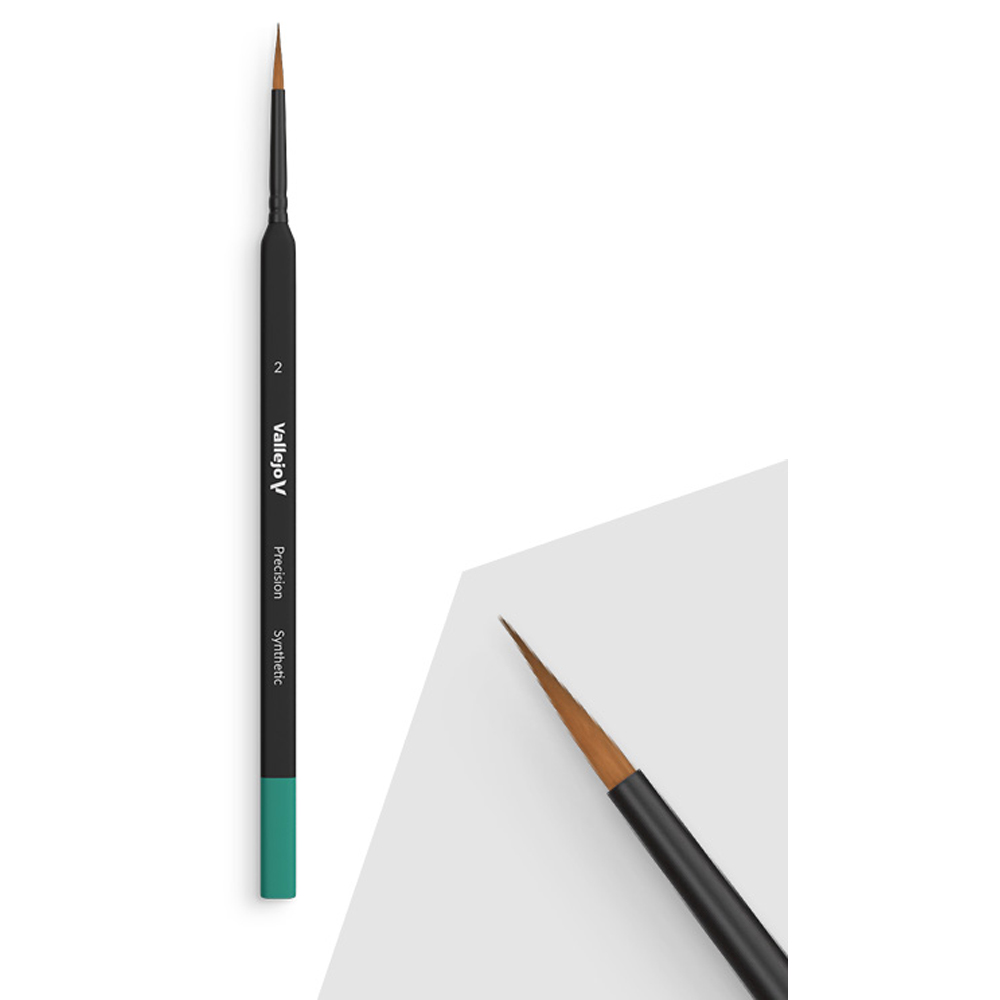 Synthetic Precision Brush: Triangular Size 2