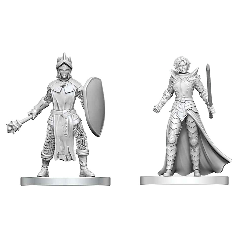 D&D Nolzur's Marvelous Unpainted Minis: Black Gauntlet & Zhentilar Paladin of Bane (Preorder)