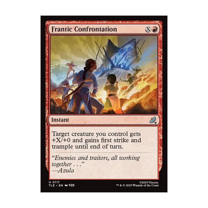 Frantic Confrontation - Avatar: The Last Airbender Eternal (Near Mint)