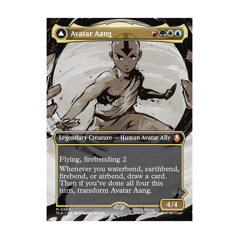 Avatar Aang // Aang, Master of Elements (Borderless) - Avatar: The Last Airbender (Near Mint)