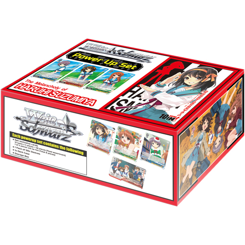 Weiss Schwarz TCG: Power Up Set - The Melancholy of Haruhi Suzumiya Weiss Schwarz TCG: Power Up Set - The Melancholy of Haruhi Suzumiya