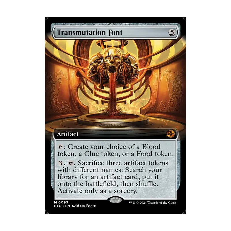 Transmutation Font (Extended Art) - The Big Score (Near Mint)