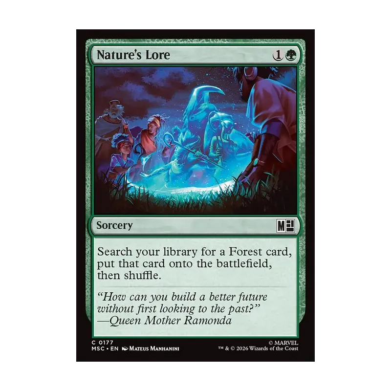 Nature's Lore (Surge Foil) - Marvel Super Heroes Commander (Foil Near Mint)