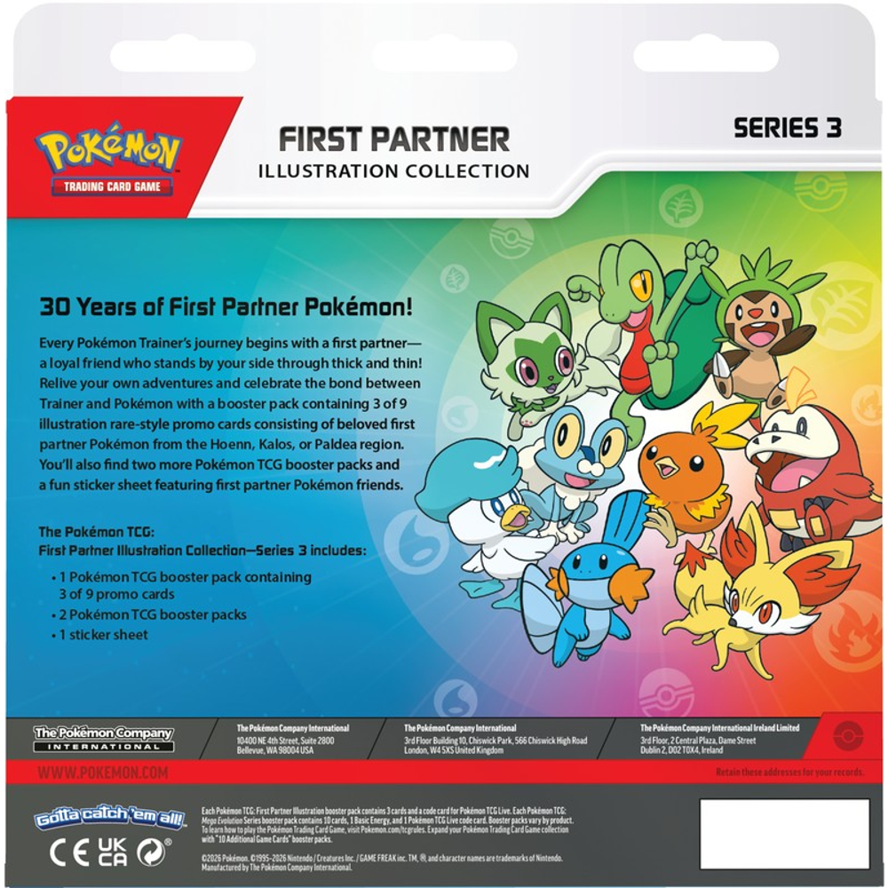 Pokemon TCG: First Partner Illustration Collection - Series 3 (Preorder)