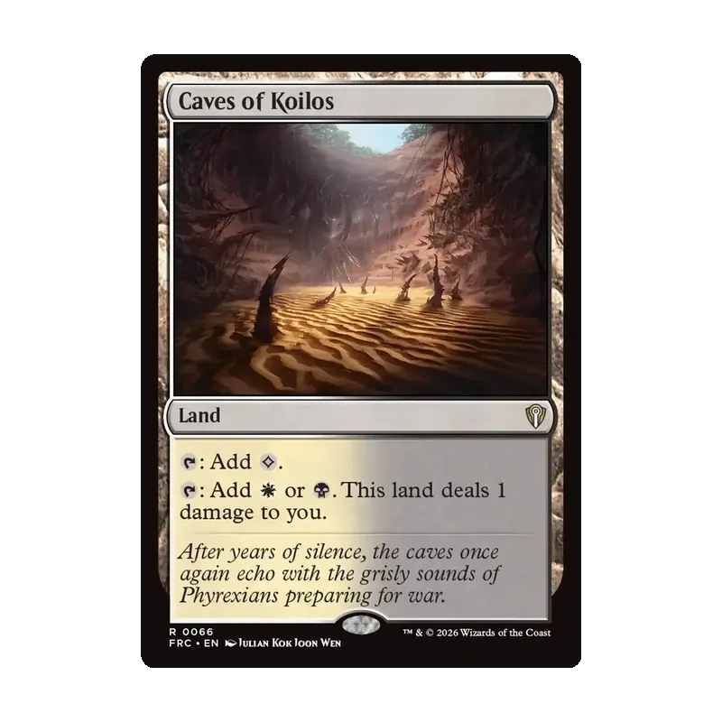 Caves of Koilos - Reality Fracture Commander (Near Mint)