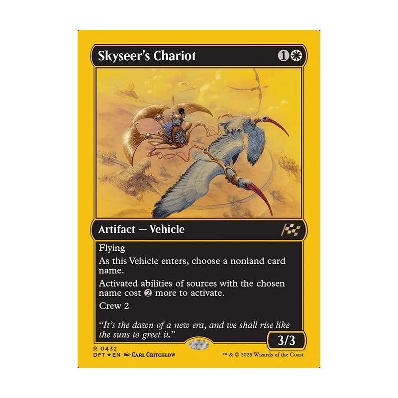 Skyseer's Chariot (First-Place Foil) - Aetherdrift (Foil Near Mint)