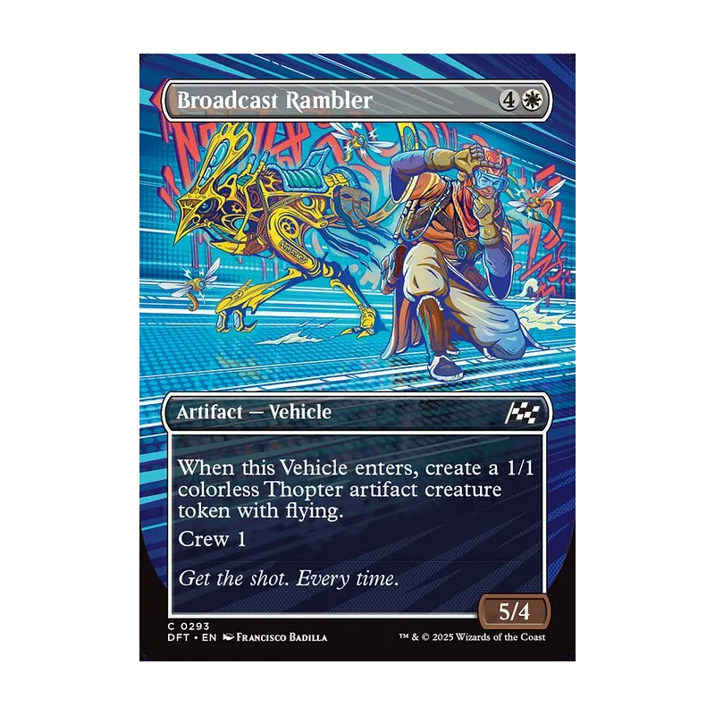 Broadcast Rambler (Borderless) - Aetherdrift (Near Mint)