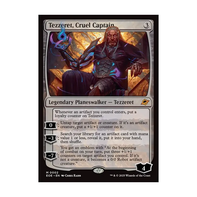 Tezzeret, Cruel Captain - Edge of Eternities (Near Mint)