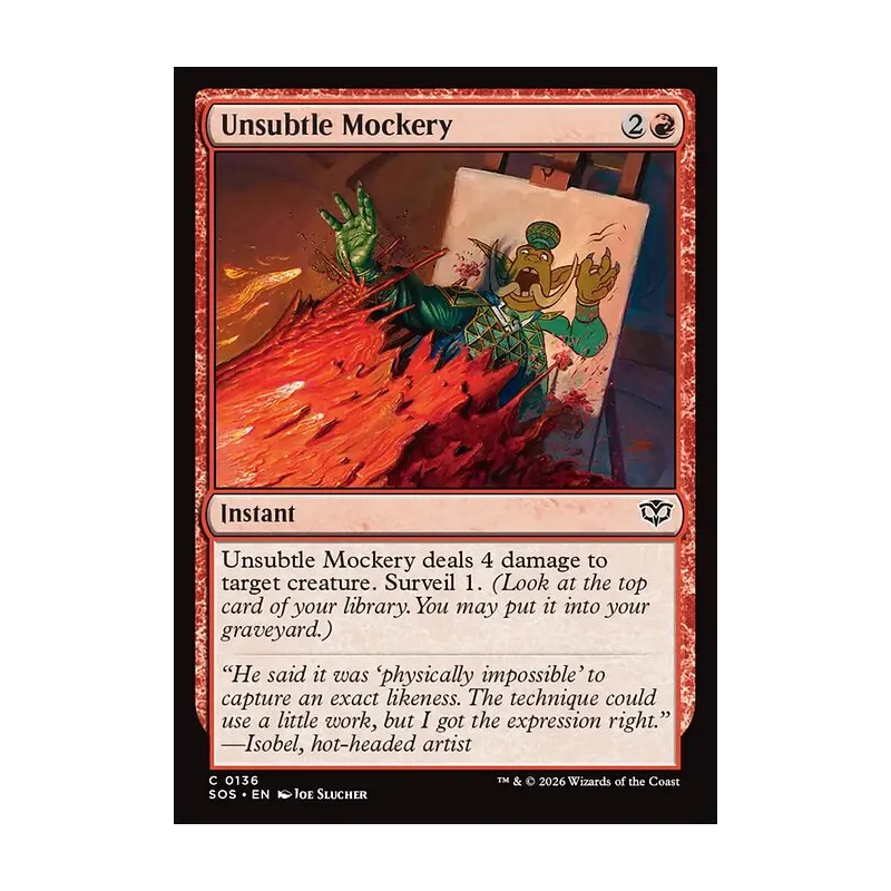 Unsubtle Mockery - Secrets of Strixhaven (Near Mint)