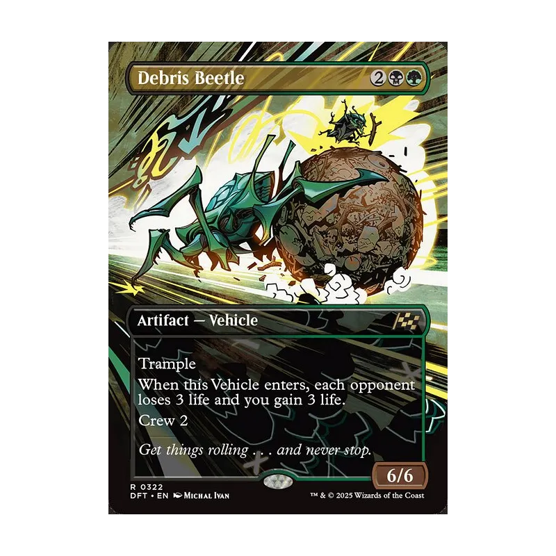 Debris Beetle (Borderless) - Aetherdrift (Near Mint)