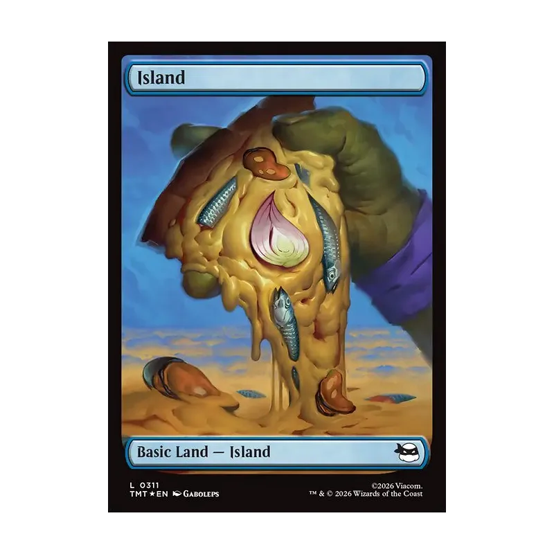Island (0311) (Surge Foil) - Teenage Mutant Ninja Turtles (Foil Near Mint)