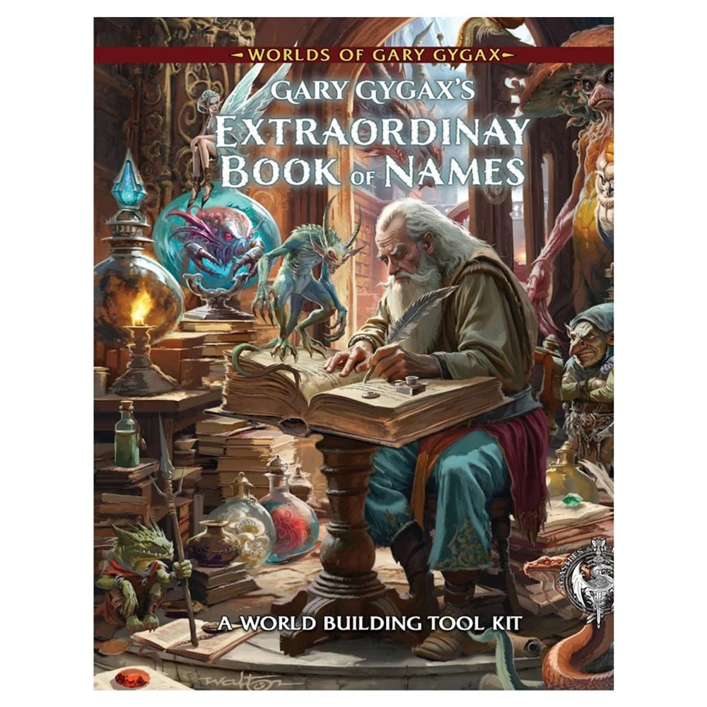 Worlds of Gary Gygax: Volume 4: Gary Gygax’s Extraordinary Book of Names (Preorder)