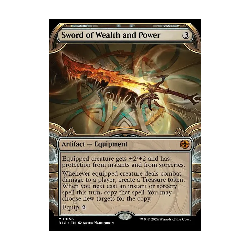 Sword of Wealth and Power (Showcase) - The Big Score (Near Mint)
